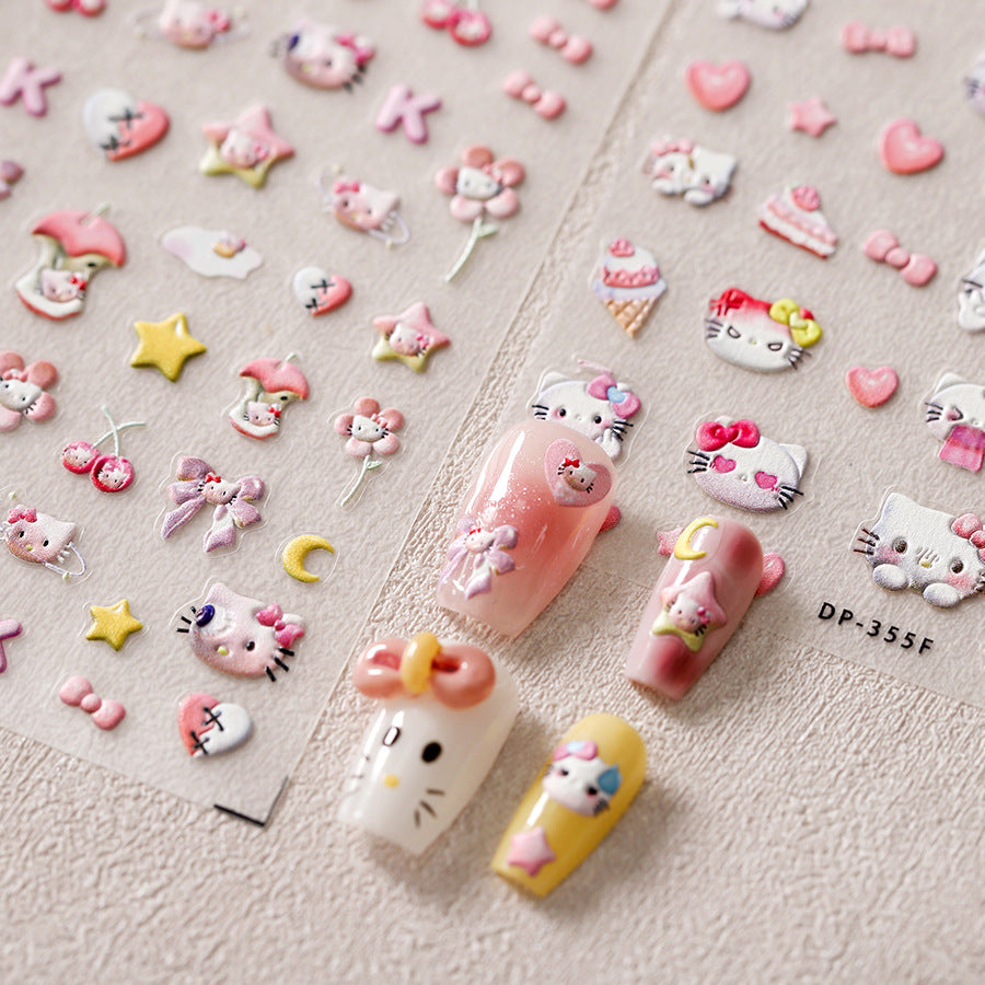 Tensor Nail Sticker - Hello Kitty 02