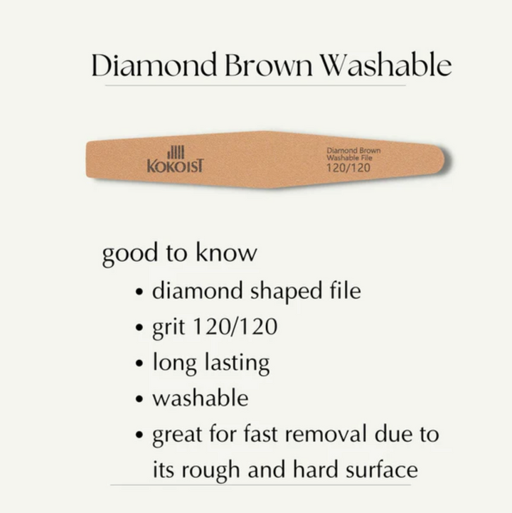 KOKOIST Diamond File Wood 120/120 & 180/240