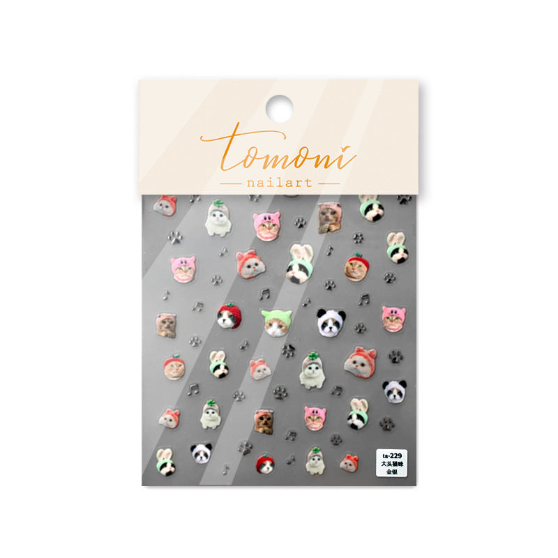 Tensor Nail Sticker - Cat 01