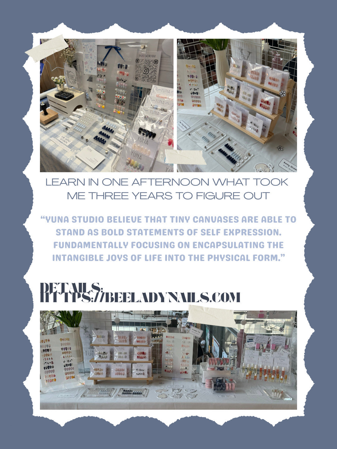 Pressed & Polished – How to Start Your Press-On Nail Business Workshop - 2 November 2025 (Sunday, 12:30–3:00 PM) By Yuna Studio