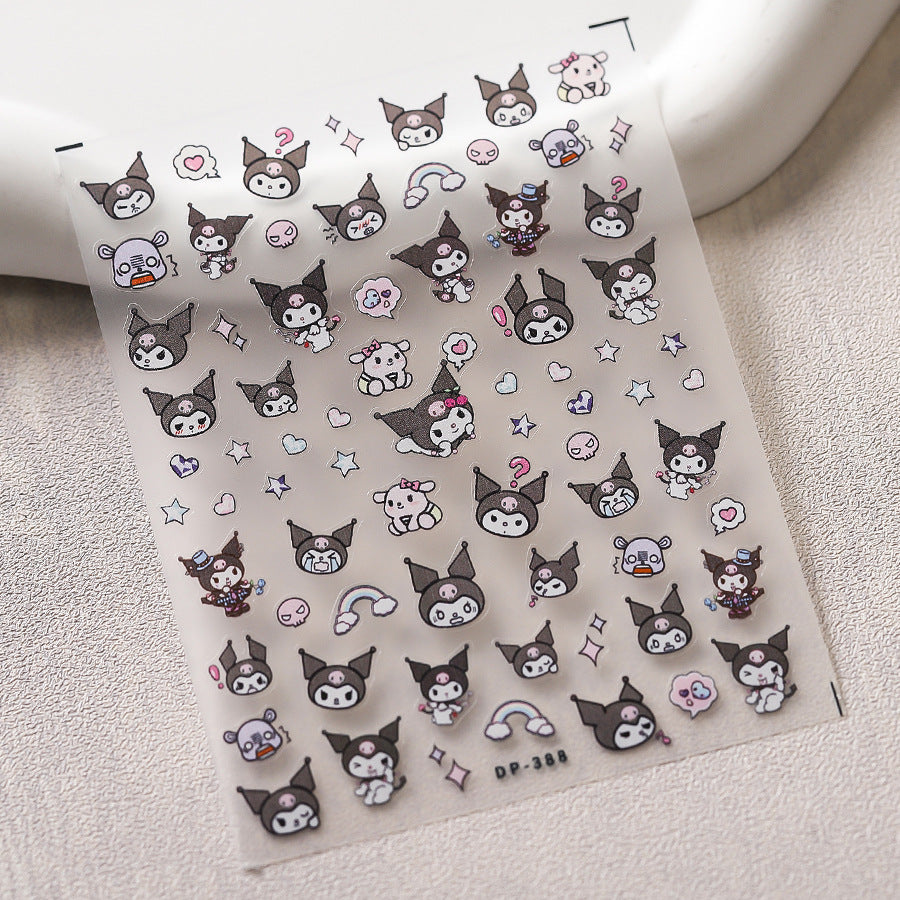 Tensor Nail Sticker - Kuromi 02