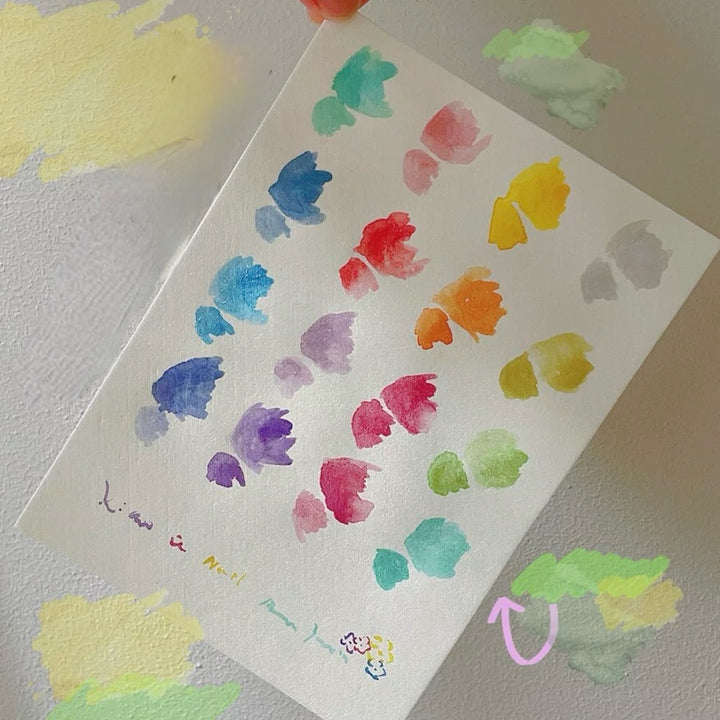 Xiao A - Solid Watercolour Palette (16 Colours)