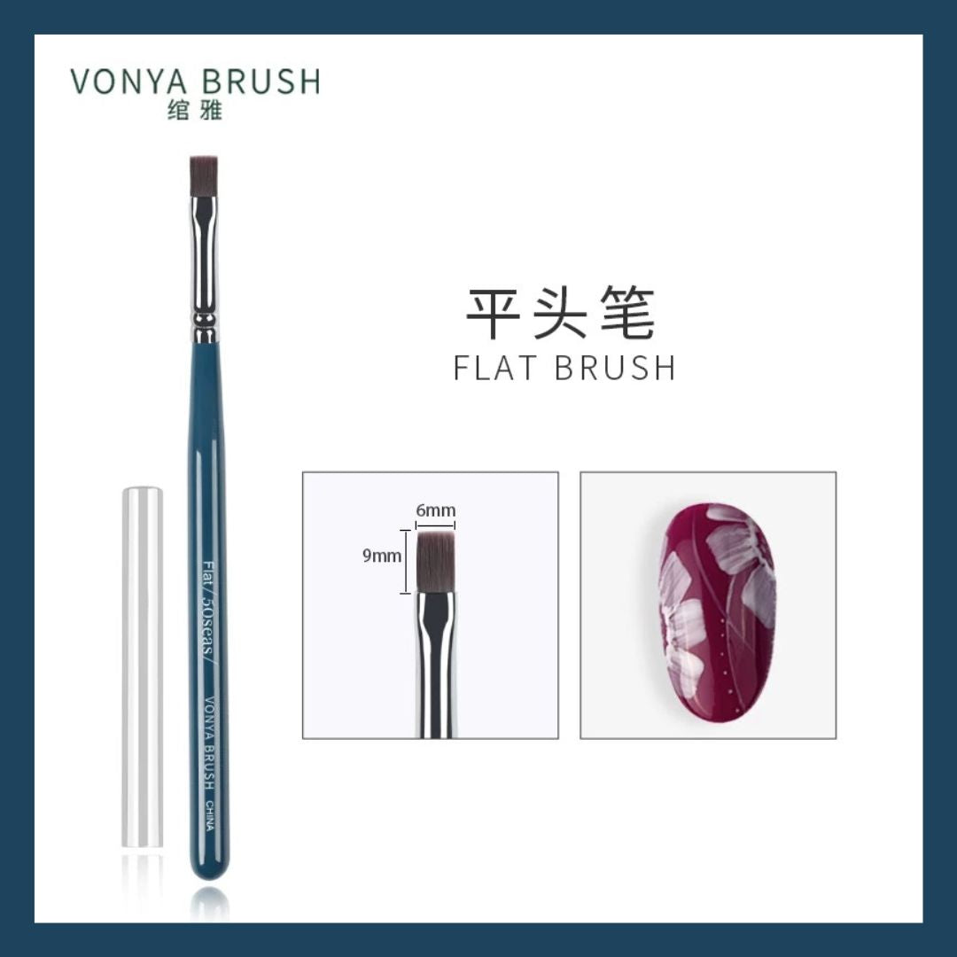 VONYA - FLAT Nail Art Brush