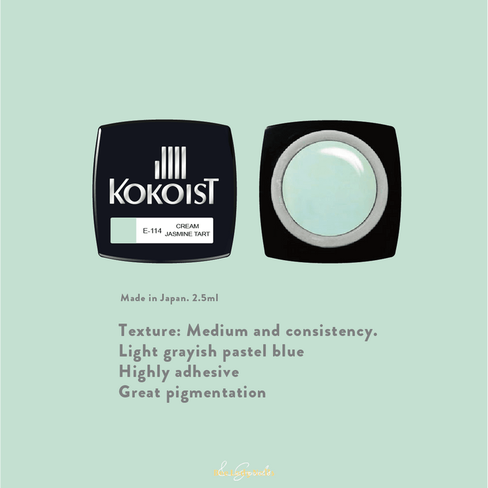 KOKOIST E-114 Cream Jasmine Tart - Bee Lady nails & goods