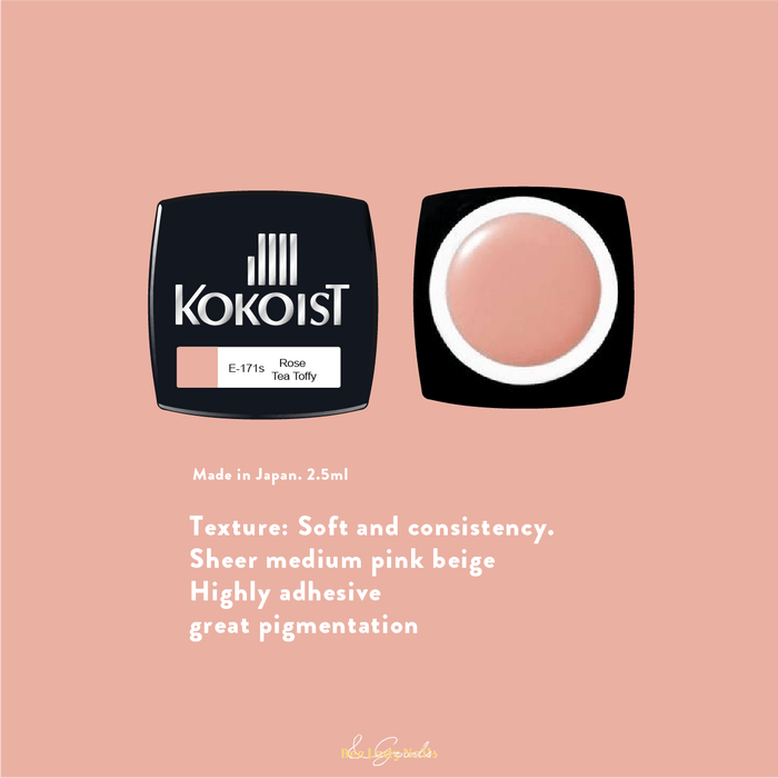 KOKOIST E-171S Rose Tea Toffy - Bee Lady nails & goods