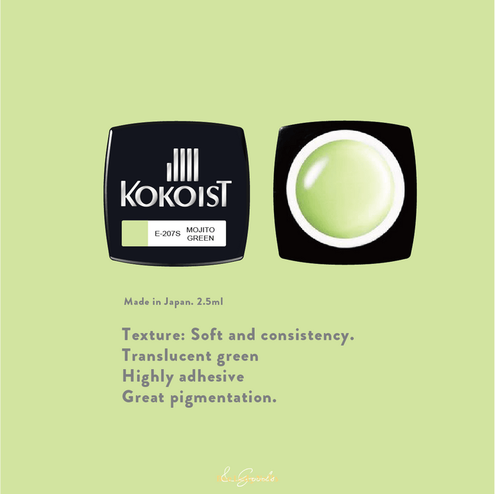 KOKOIST E-207S Mojito Green - Bee Lady nails & goods