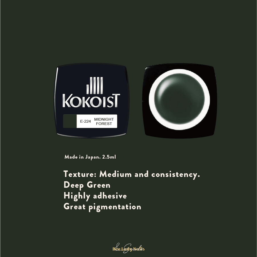 KOKOIST E-224 Midnight Forest - Bee Lady nails & goods