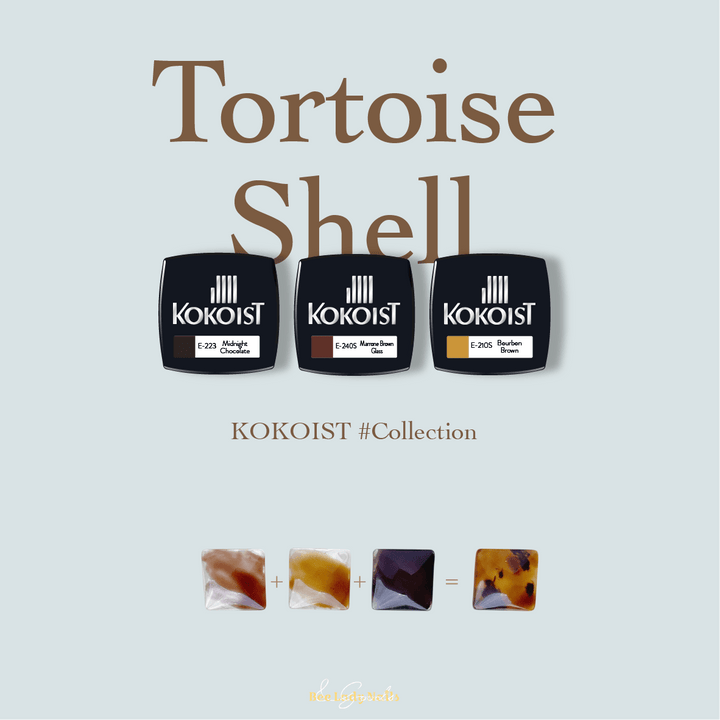KOKOIST E-240S Marrone Brown Glass - Bee Lady nails & goods