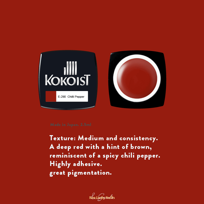 KOKOIST E-290 Chilli Pepper - Bee Lady nails & goods