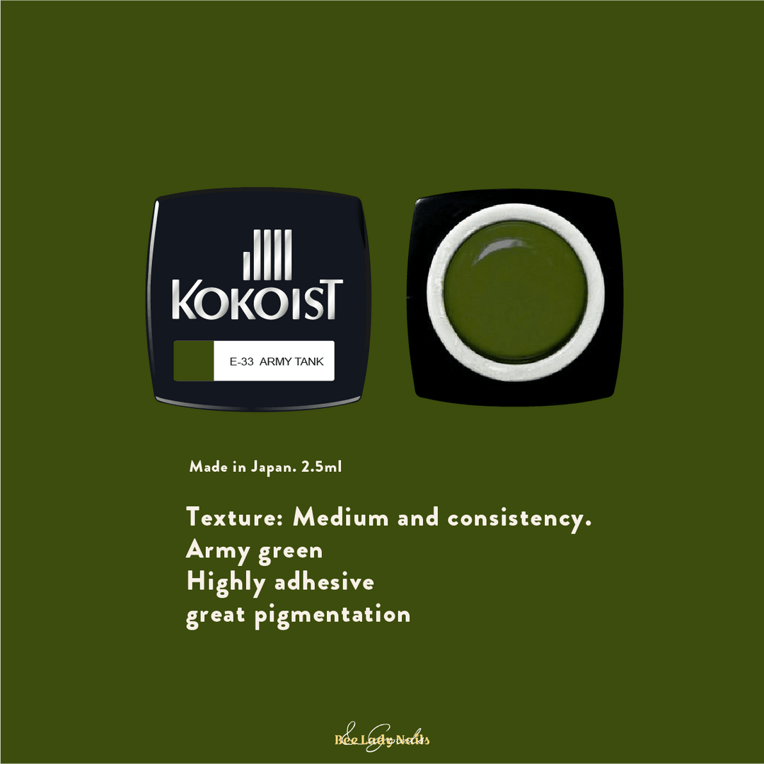 KOKOIST E-33 ARMY TANK - Bee Lady nails & goods