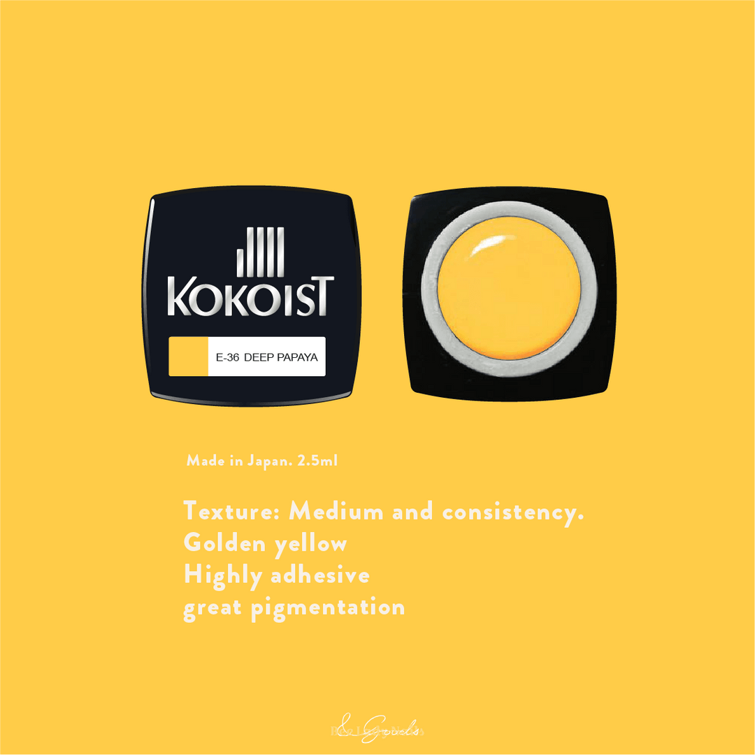KOKOIST E-36 DEEP PAPAYA - Bee Lady nails & goods