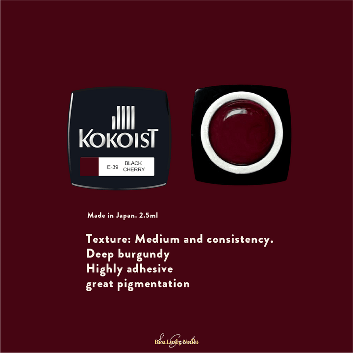 KOKOIST E-39 BLACK CHERRY - Bee Lady nails & goods