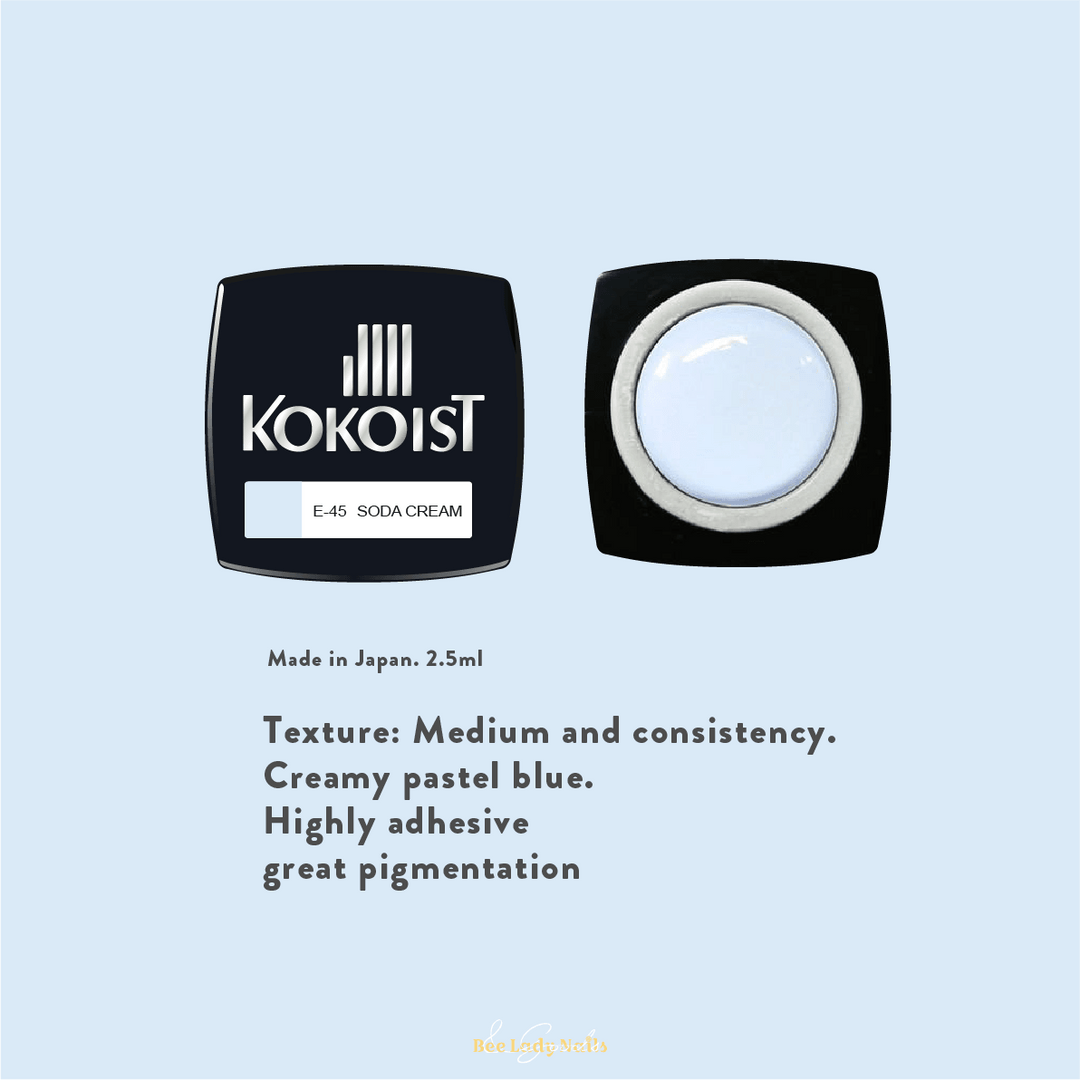 KOKOIST E-45 SODA CREAM - Bee Lady nails & goods