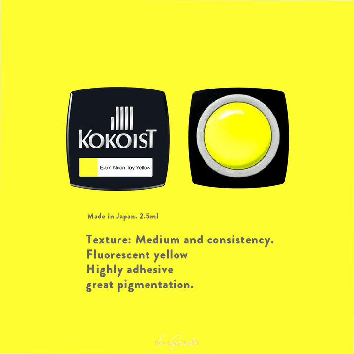 KOKOIST E-57 Neon Toy Yellow - Bee Lady nails & goods