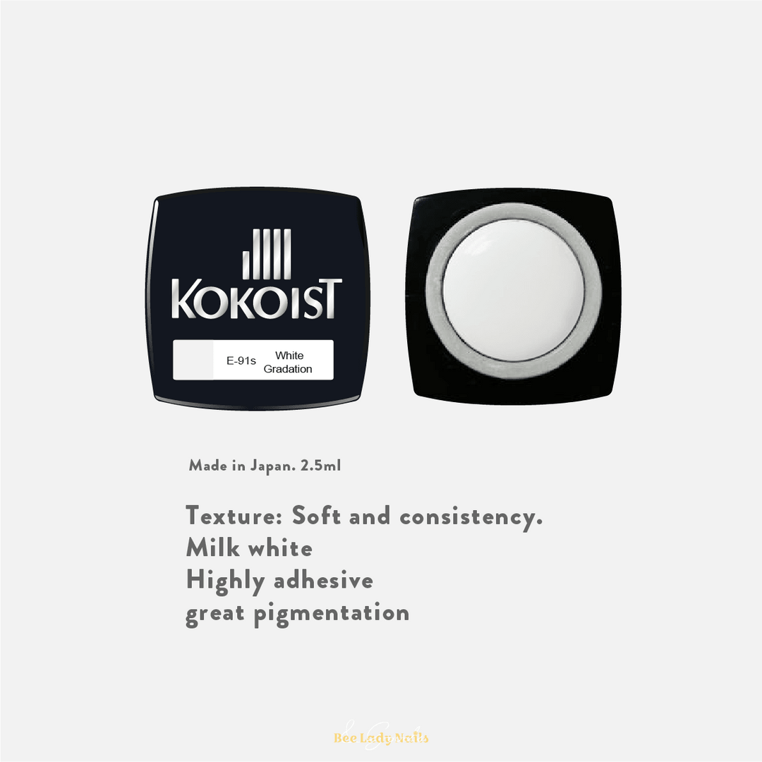 KOKOIST E-91S White Gradation - Bee Lady nails & goods