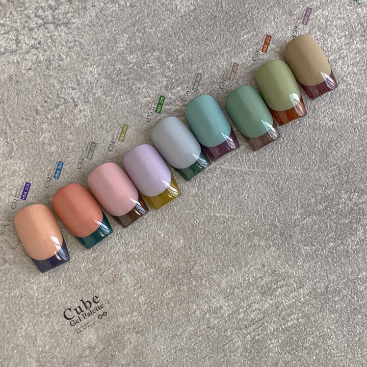 Ringo and Mimosa - Cube 9 Colour Set- Monet