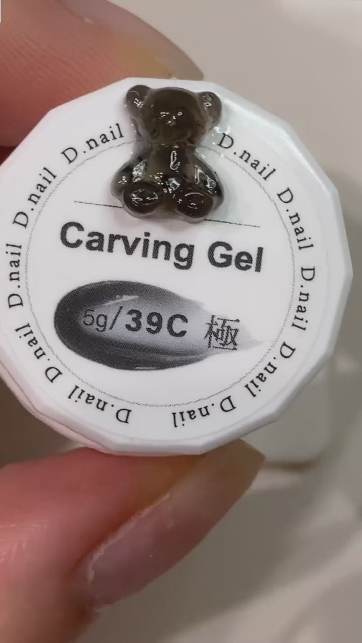 D.nail Goku Carving Gel - Sheer Black 39C
