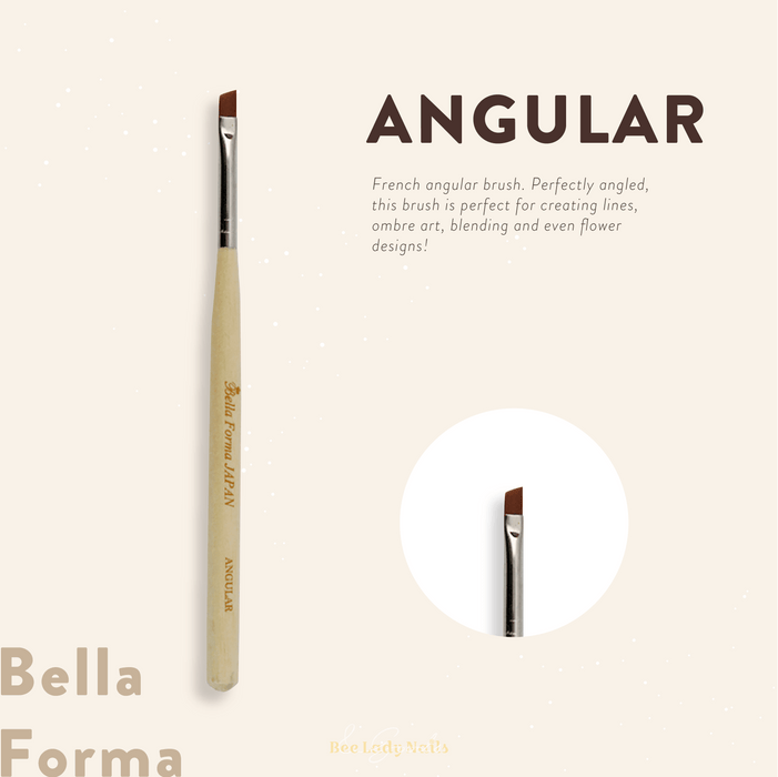 VETRO Bella Forma - ANGULAR BRUSH - Bee Lady nails & goods