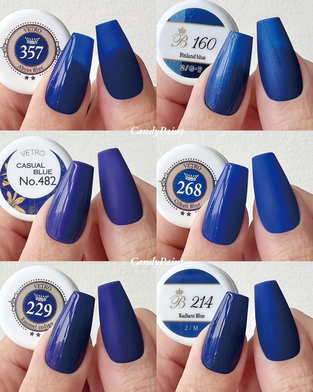 VETRO VL268A - Cobalt Blue - Bee Lady nails & goods