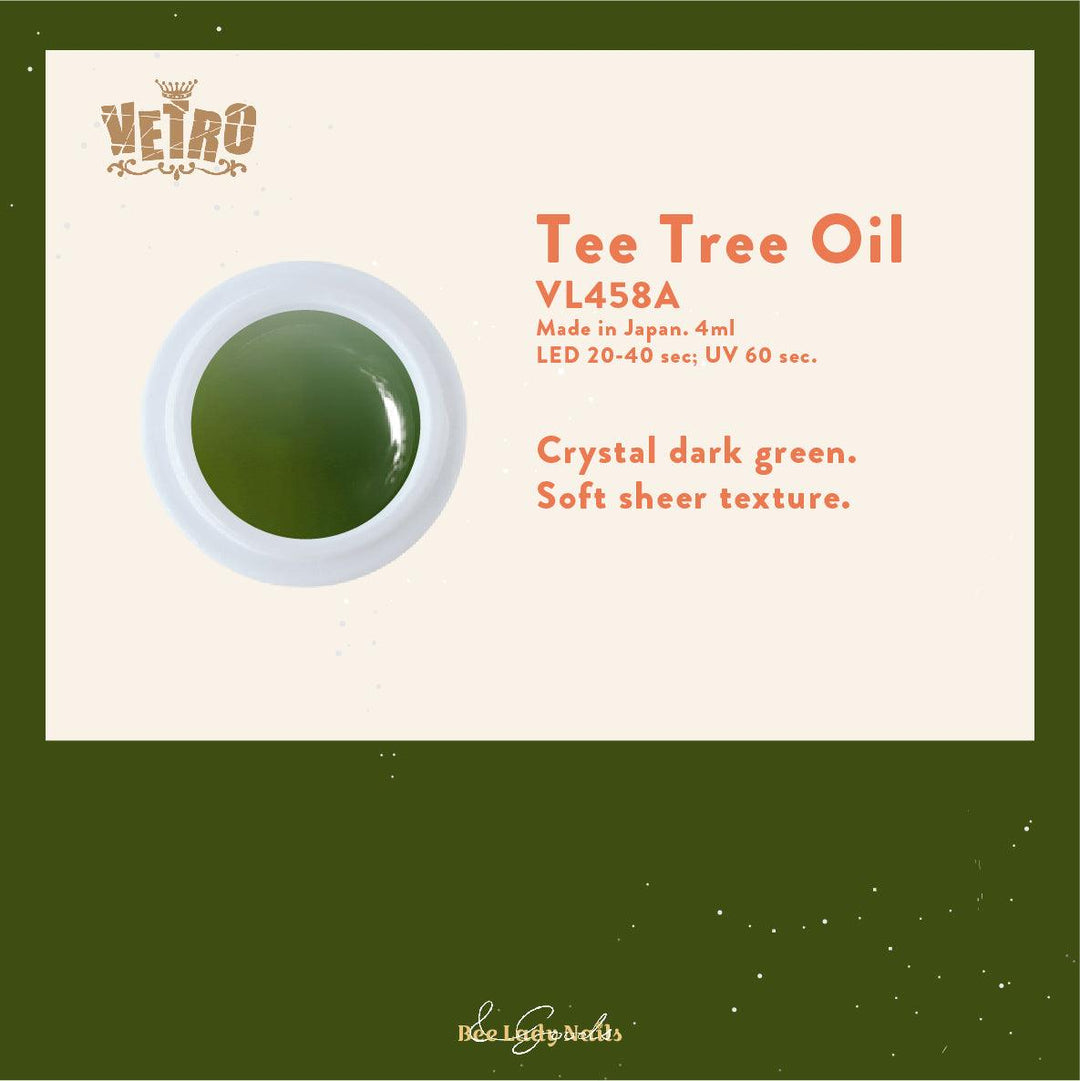 VETRO VL458A - Tee Tree Oil - Bee Lady nails & goods