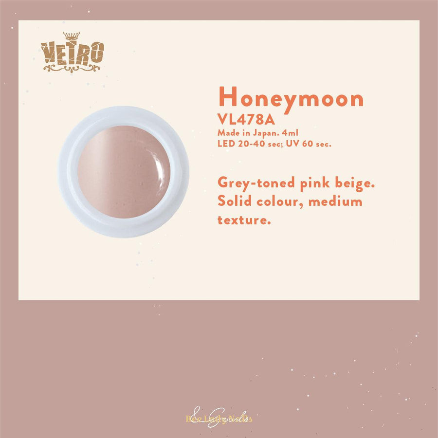VETRO VL478A - Honeymoon - Bee Lady nails & goods