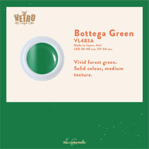 VETRO VL483A - Bottega Green - Bee Lady nails & goods