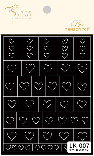 Tensor Nail Sticker -Airbrush Stencil Sticker ( 7 Types)