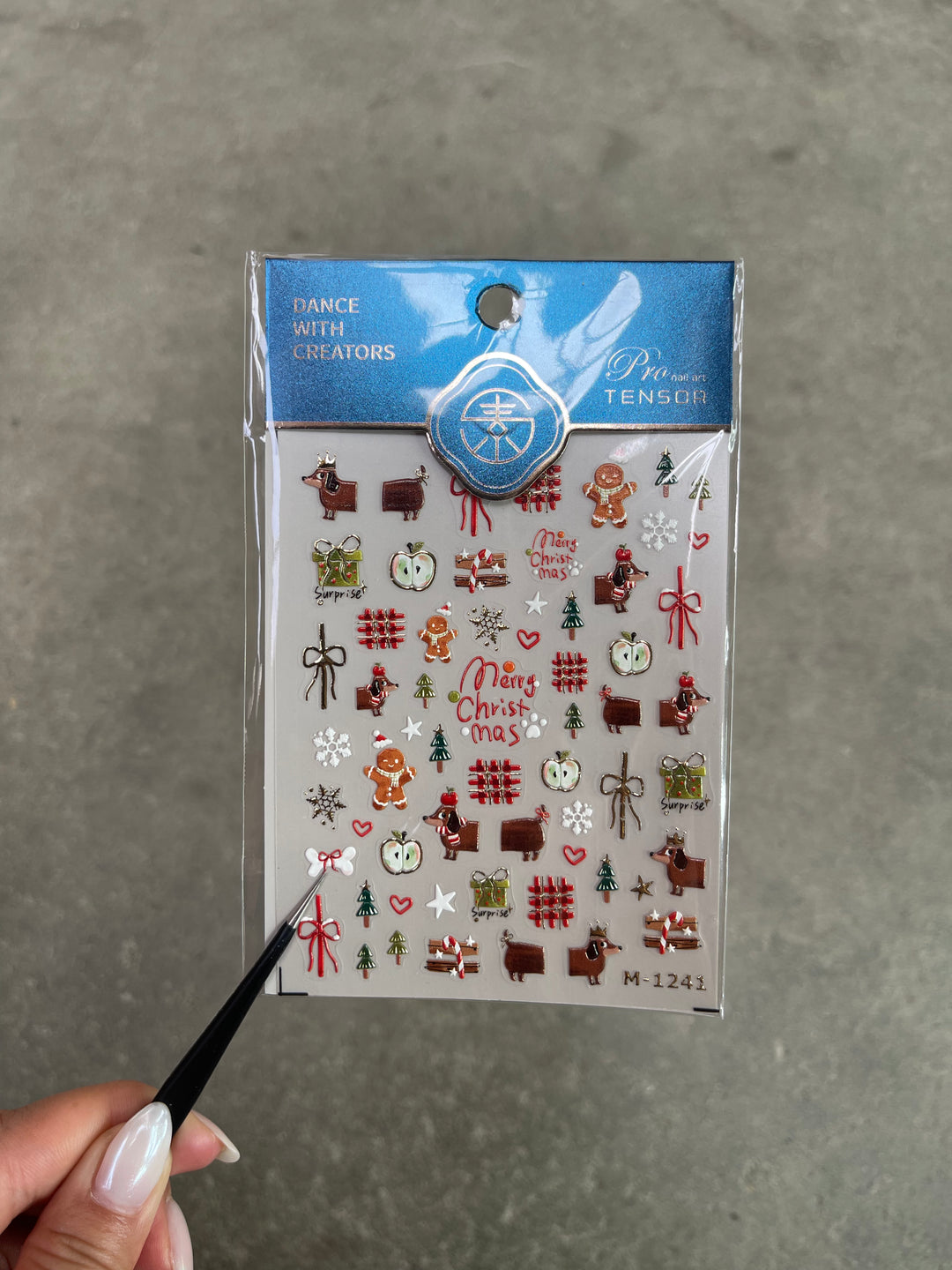 Tensor Nail Sticker - Christmas Type 5