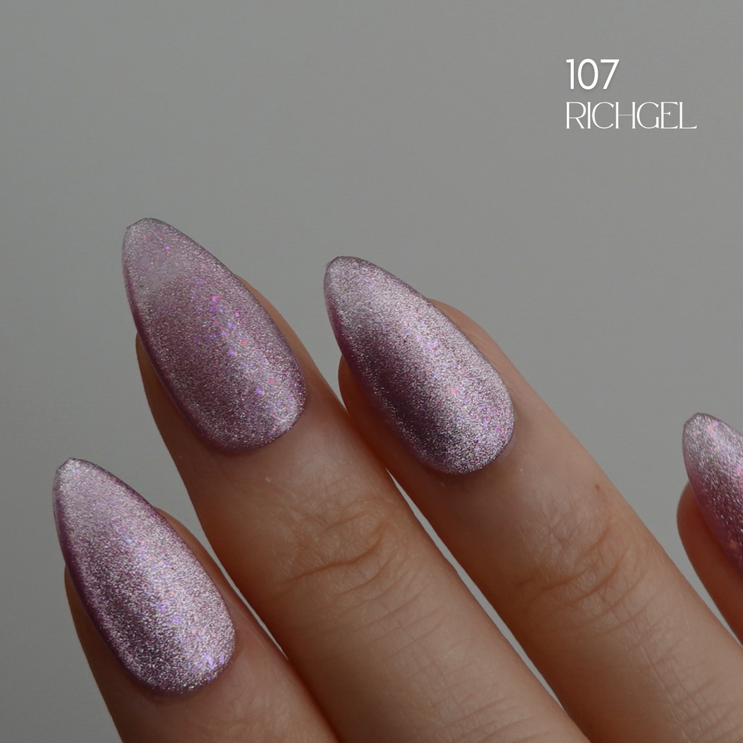 Rich Gel [RG-107] Magnet Gel Polish 12ml