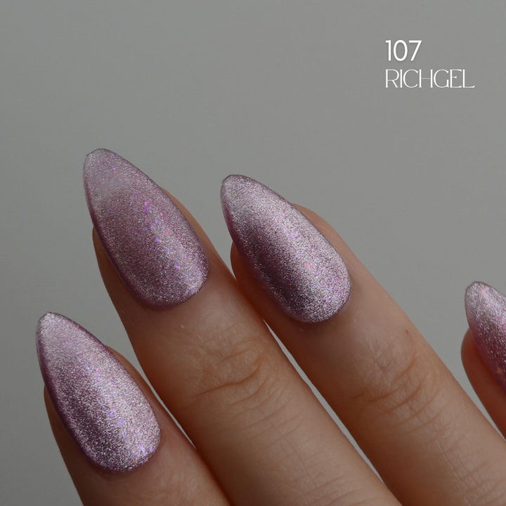 Rich Gel [RG-107] Magnet Gel Polish 12ml