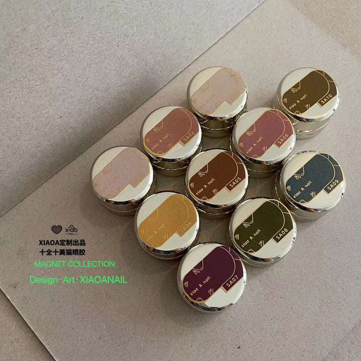 Xiao A - The Antique Jewelry Magnet Series 10 Colours (Free magnet + Brush Cleaner)