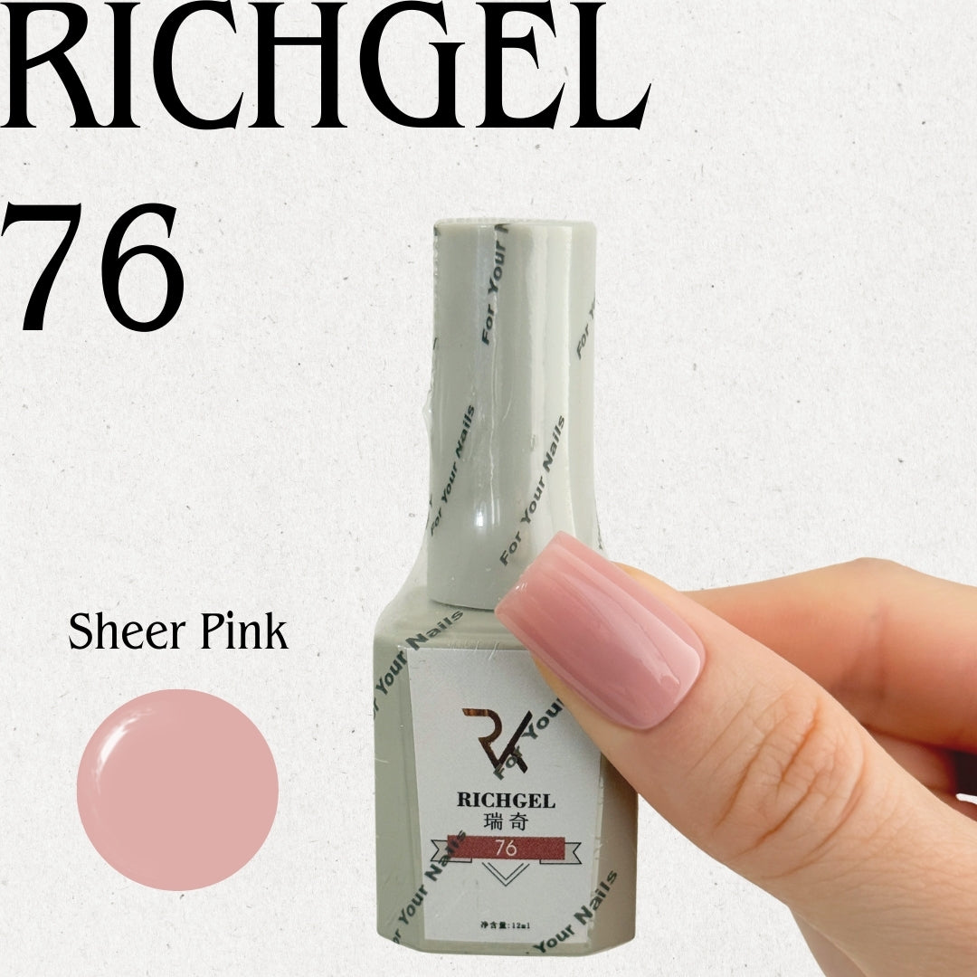 Rich Gel [RG-76] Colour Gel Polish 12ml