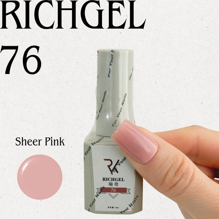 Rich Gel [RG-76] Colour Gel Polish 12ml