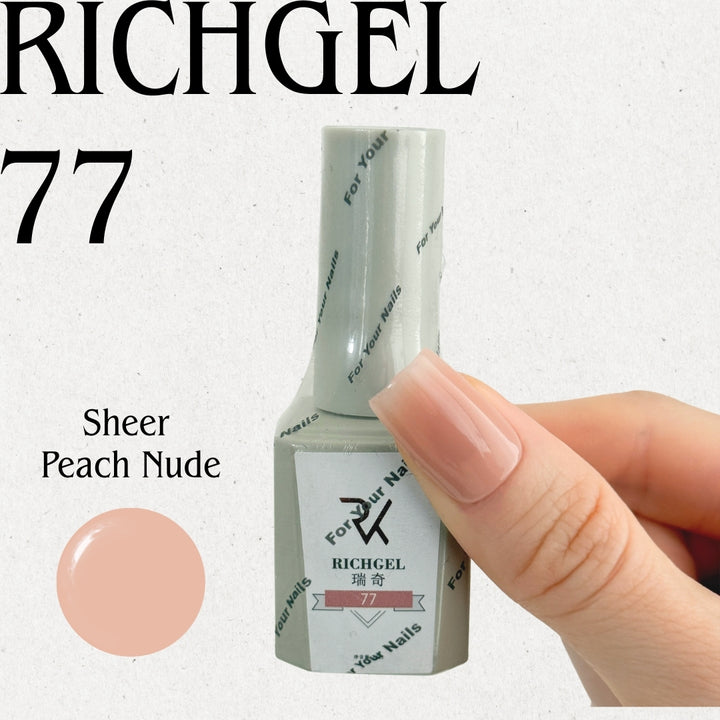 Rich Gel [RG-77] Colour Gel Polish 12ml