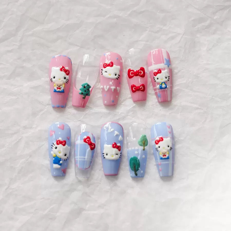 Tensor Nail Sticker - Hello Kitty 01