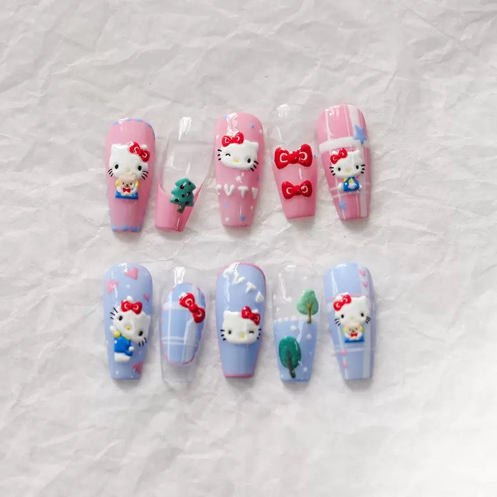 Tensor Nail Sticker - Hello Kitty 01