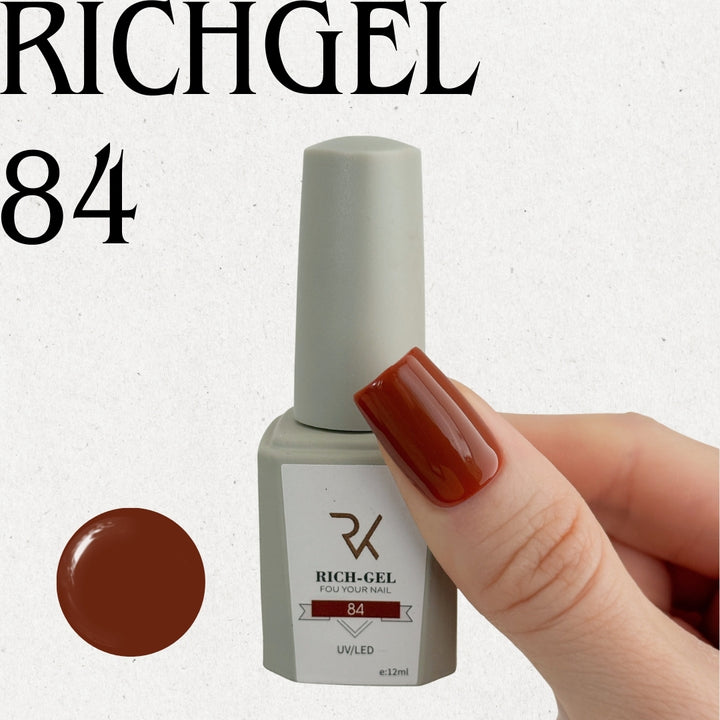 Rich Gel [RG-84] Colour Gel Polish 12ml