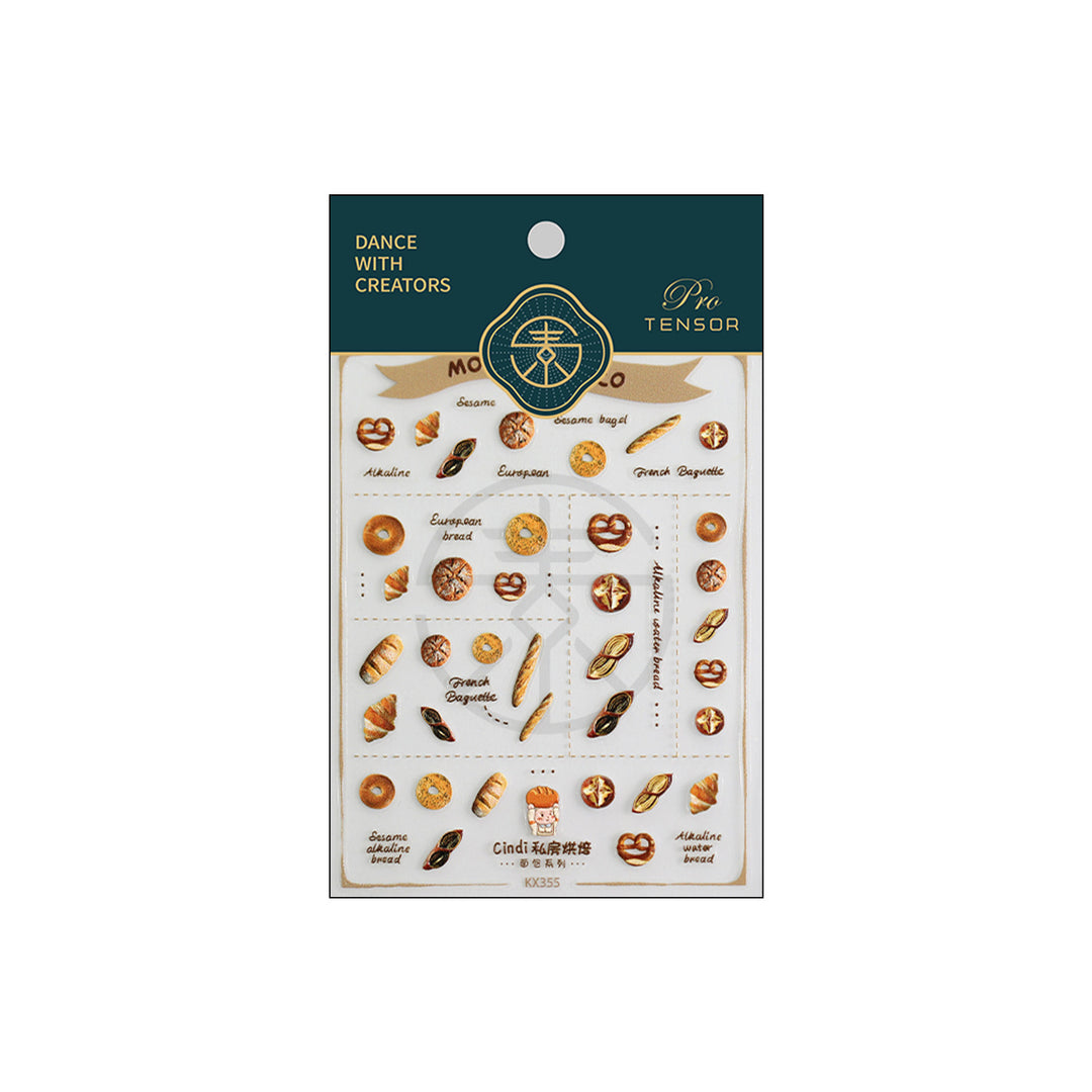 Tensor Nail Sticker - Bread