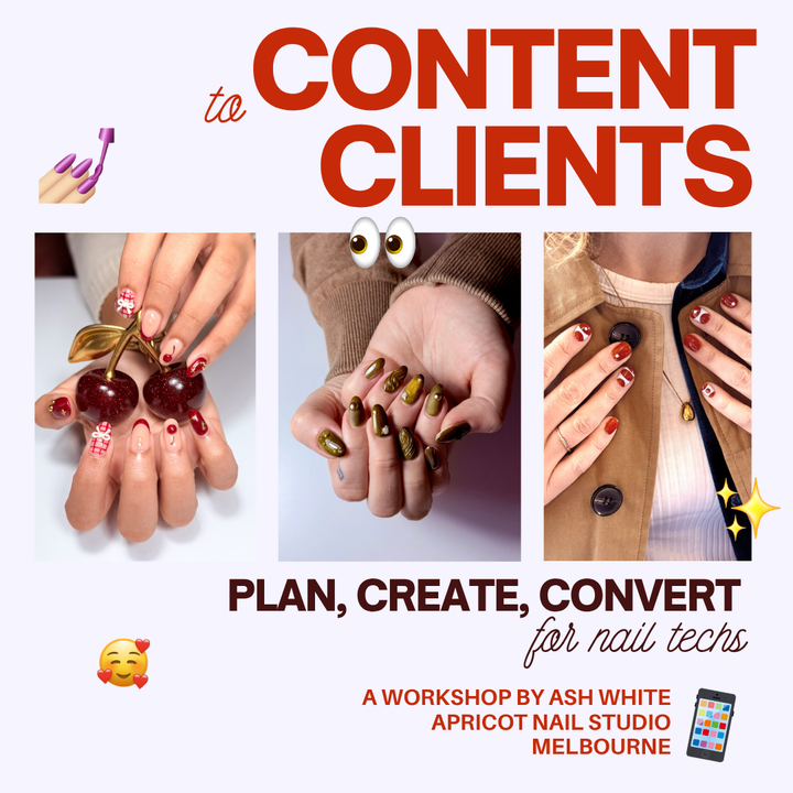 Content to Clients: Plan, Create & Convert Marketing Workshop - Saturday 19 September, 2026 | 12:00–2:00 PM