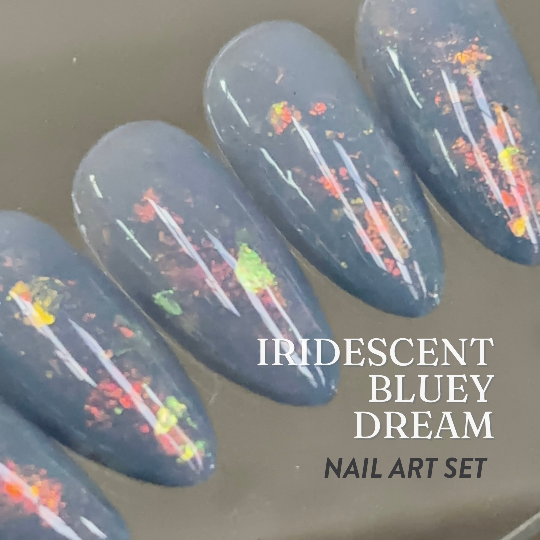 Iridescent Bluey Dream Nail Art Set (limited edition)