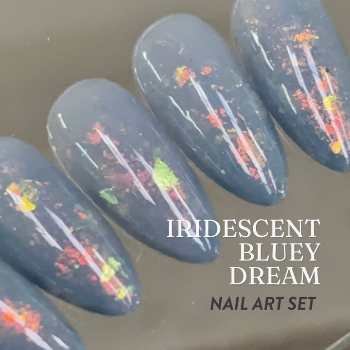 Iridescent Bluey Dream Nail Art Set (limited edition)