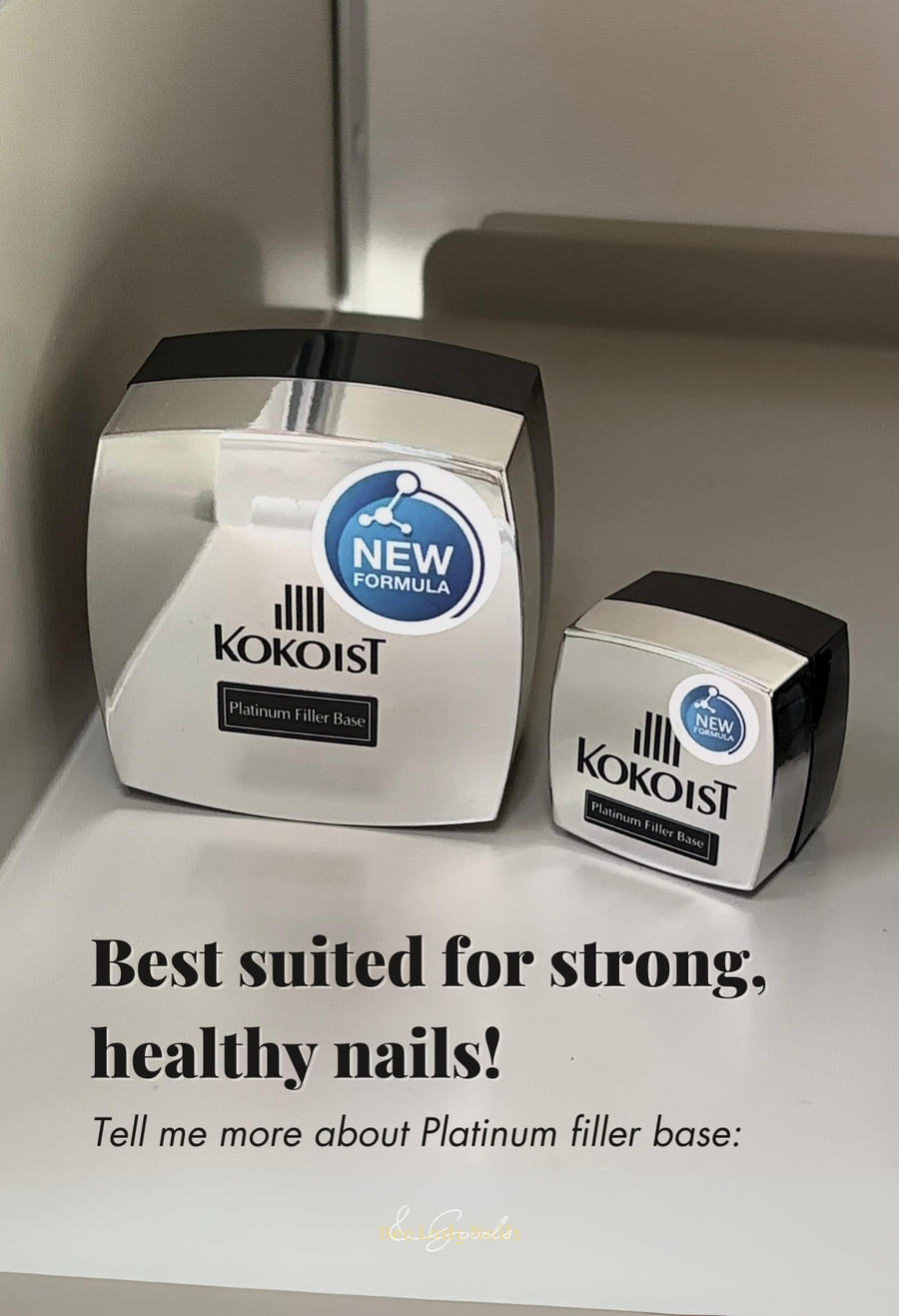 KOKOIST Platinum Filler Builder Base Gel (HEMAFREE) Bee Lady Nails