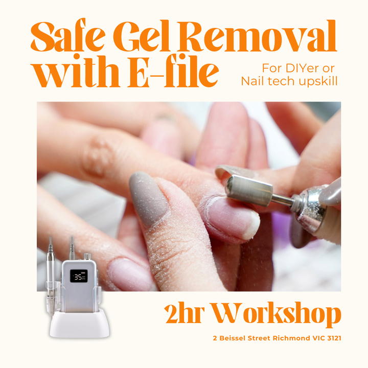 E-File + Soaking Method Gel Removal Workshop – Your Nails Will Feel the Difference