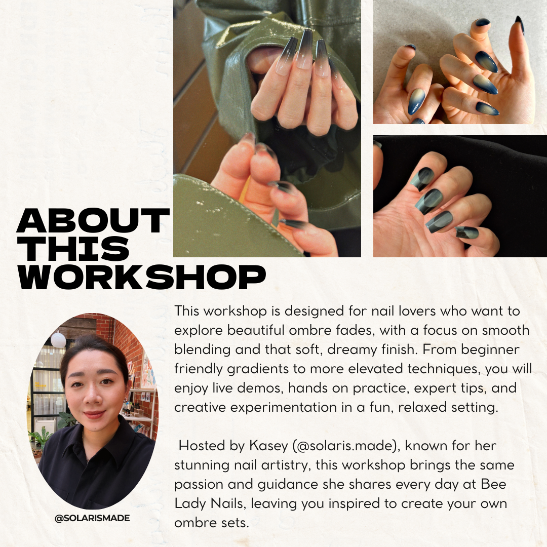 The Ombre Glow Up Nail Workshop - Sunday 1st March 2026 | 1:30–4:00 PM