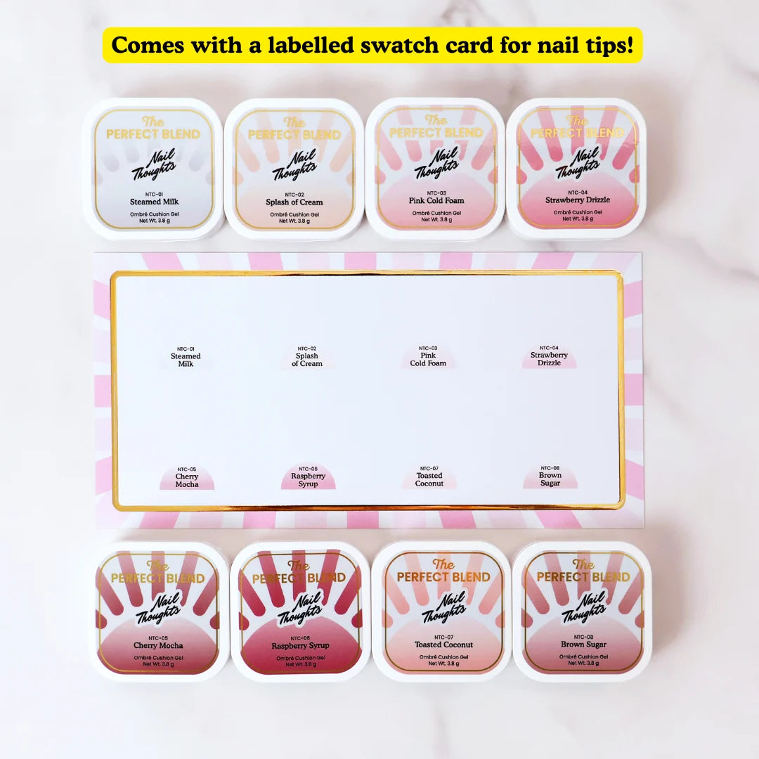(Pre-Order) Nail Thoughts The Perfect Blend Ombré Cushion Gel Kit