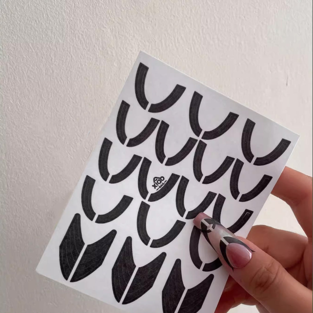 Xiao A - French Airbrush Stencil Sticker