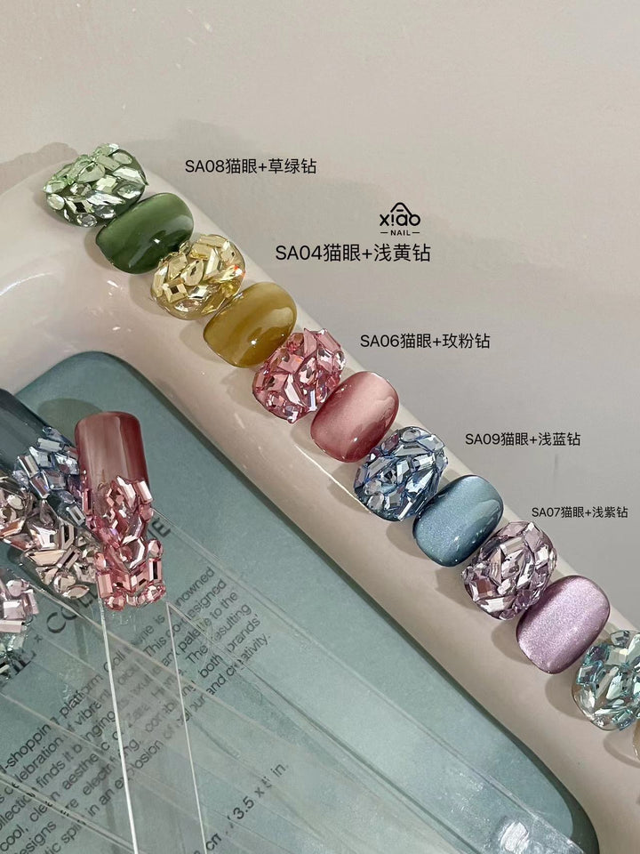 Xiao A - The Antique Jewelry Magnet Series 10 Colours (Free magnet + Brush Cleaner)