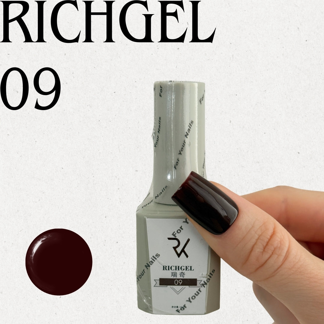 Rich Gel [RG-09] Colour Gel Polish 12ml