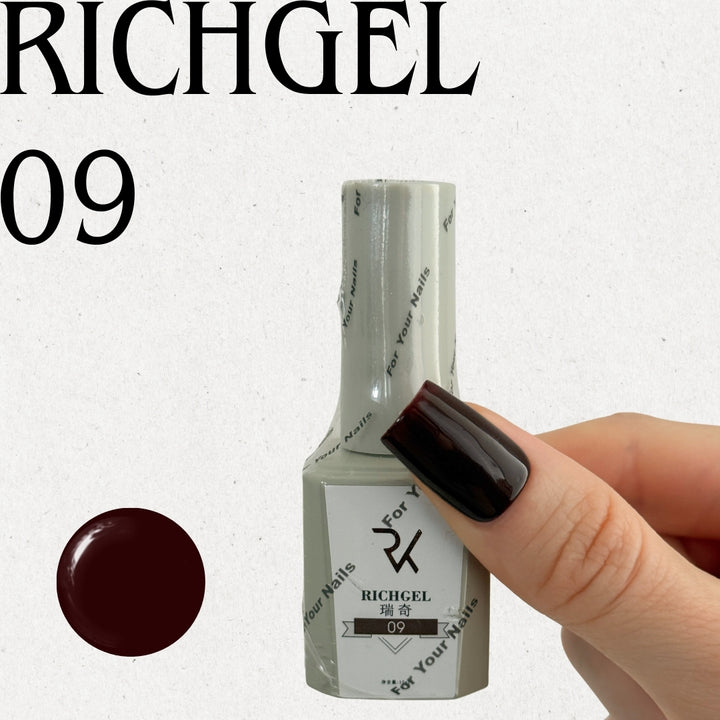 Rich Gel [RG-09] Colour Gel Polish 12ml