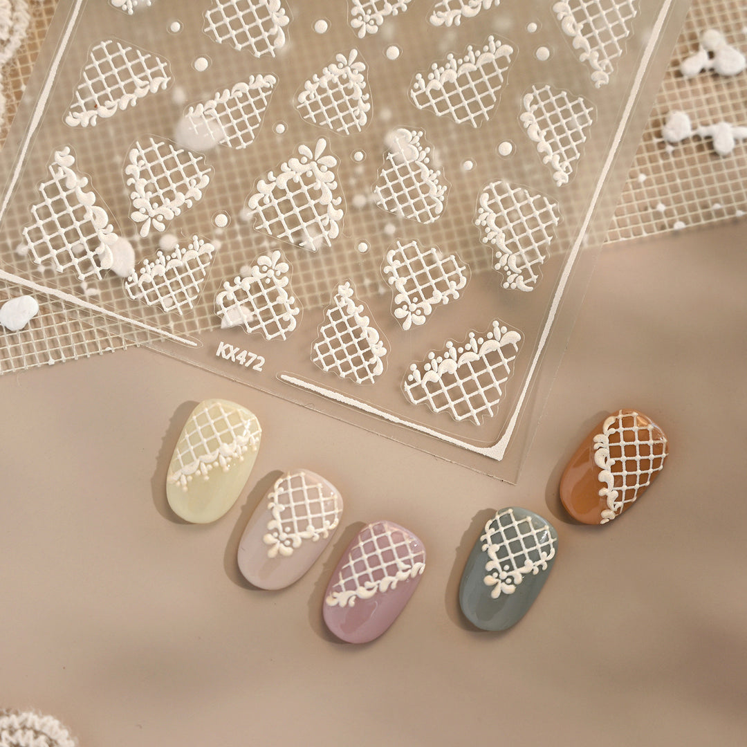 Tensor Nail Sticker - Lace
